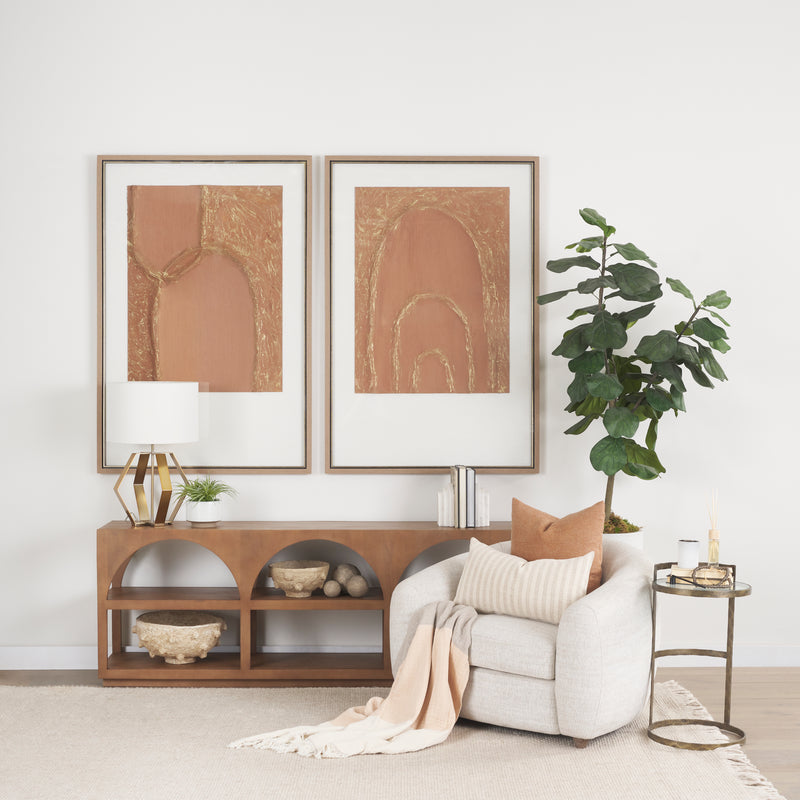 Bela Arched Wood Console Table