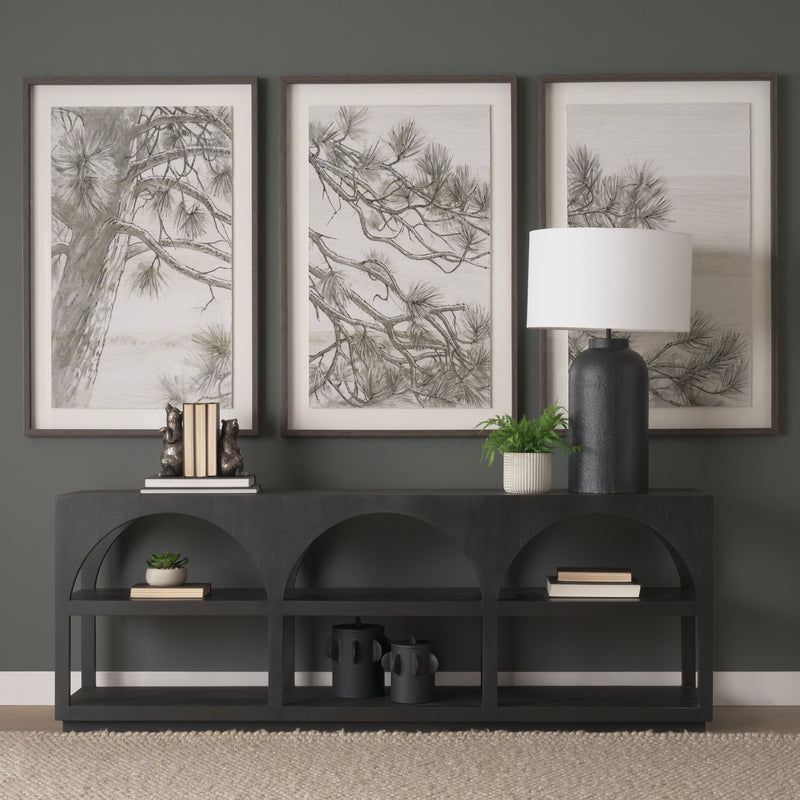 Bela Arched Wood Console Table