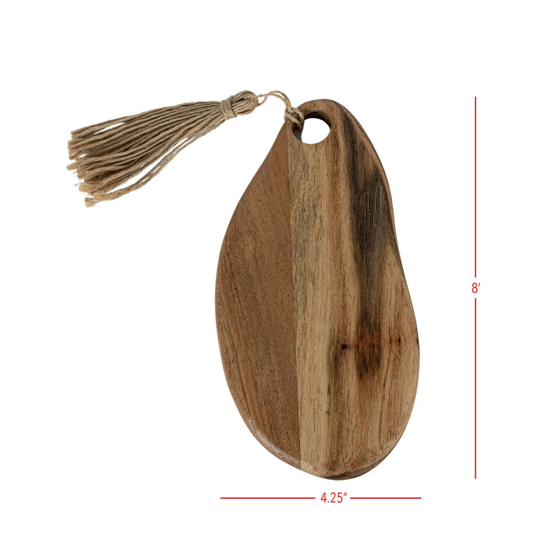 SALE - Prairie Mini Cutting Board Acacia Wood & Jute