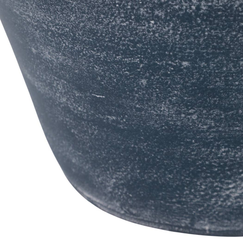 Blue Terracotta Distressed Finish