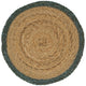 Natural Woven Seagrass Placemat, Blue