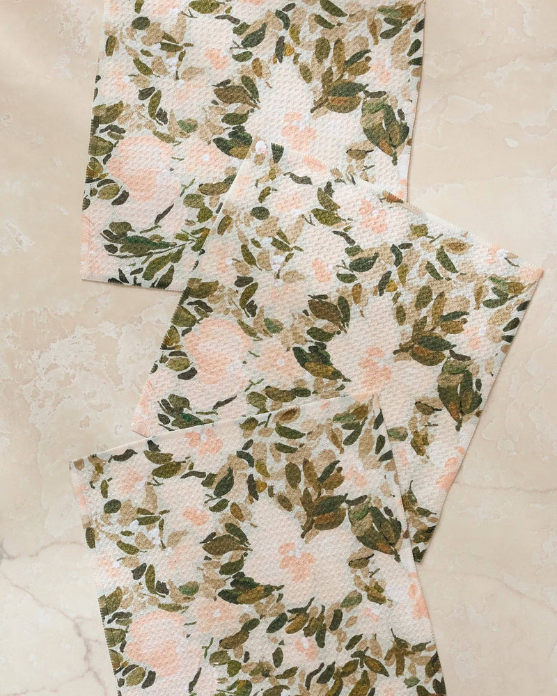 Painted Blossoms Dishcloth Set