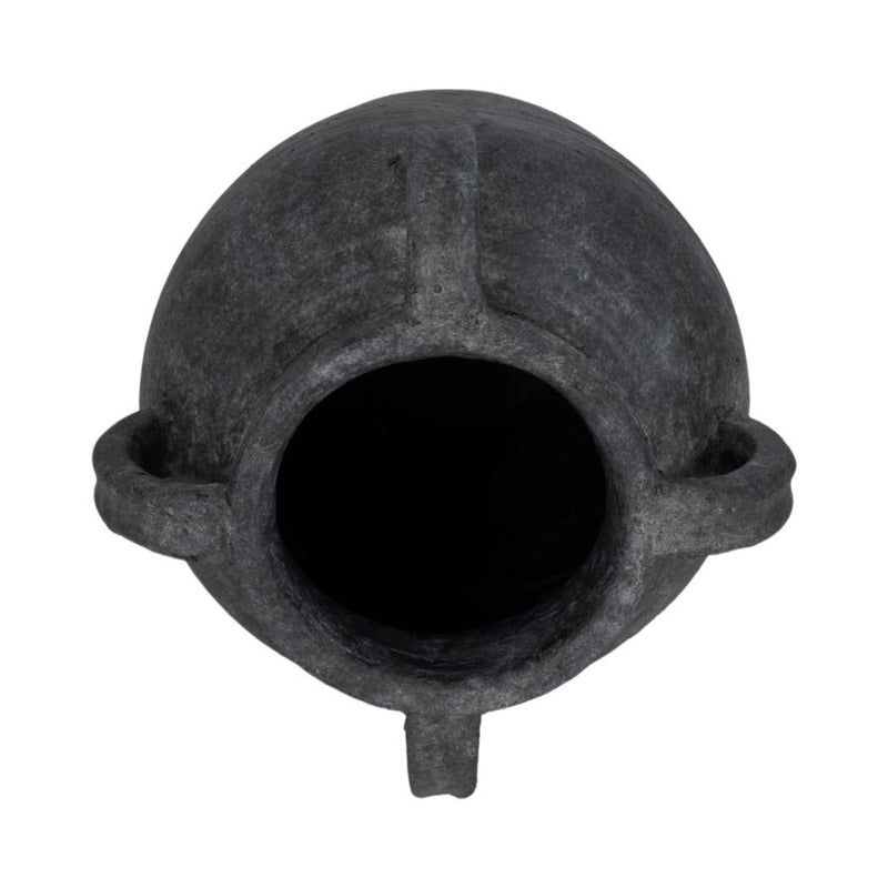 Black Pottery Amphora Multi-Handle Jug