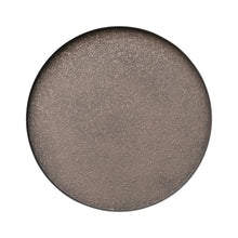 12" Round Decorative Textured Metal Tray, Bronze Finish