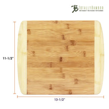 13" Two-Tone Cutting & Serving Board Totally Bamboo