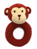 Monkey Crocheted Rattle, [product_price]- Greenhouse Home