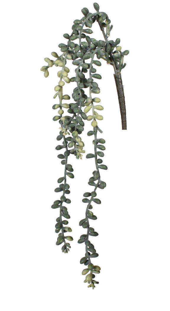 18" Hanging Sedum Pick Replica Plants and Decor