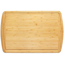 18" x 12" Malibu Groove Carving Board Totally Bamboo