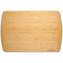 18" x 12" Malibu Groove Carving Board Totally Bamboo