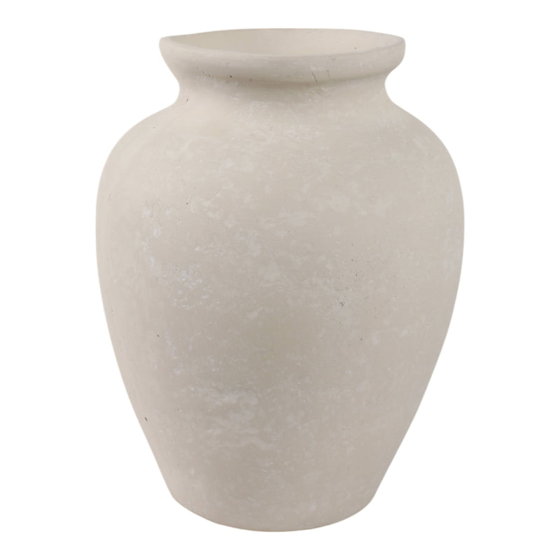 Ivory Paper Mache Traditional Jug