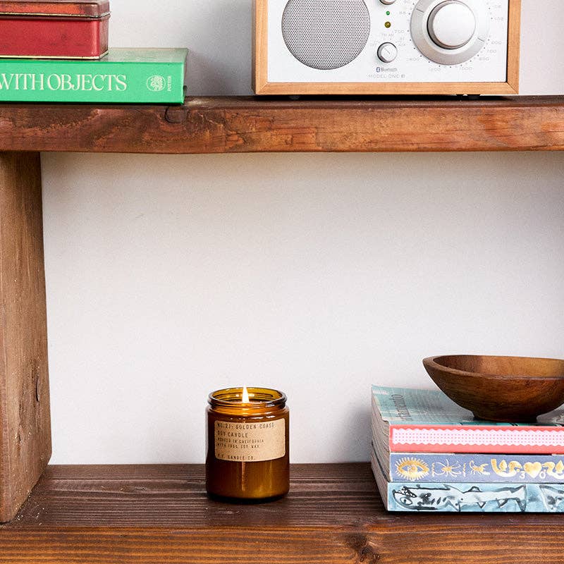 Golden Coast Glass Jar Soy Candle
