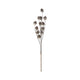 29"L Plastic Pinecone Stem with Glitter, Champagne Finish