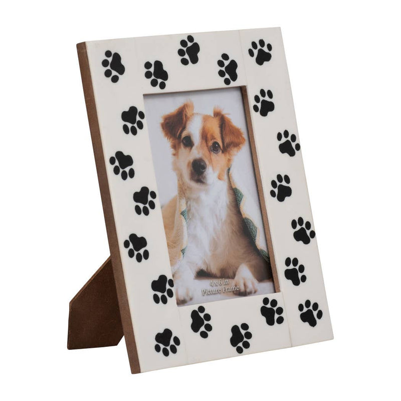 Resin Paw Prints 4x6 Frame