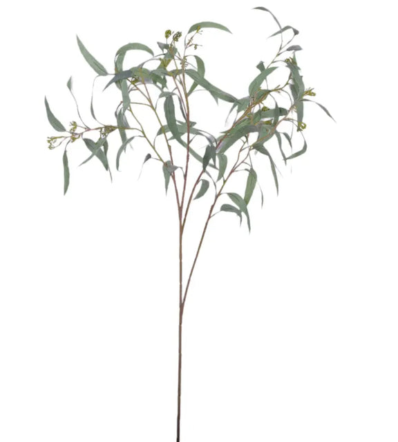 38" Seeded Eucalyptus Stem Replica Plants and Decor