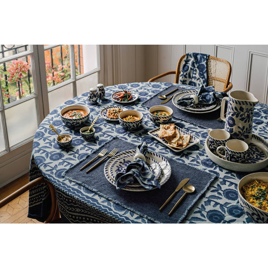 Gilia Block Print Table Napkins