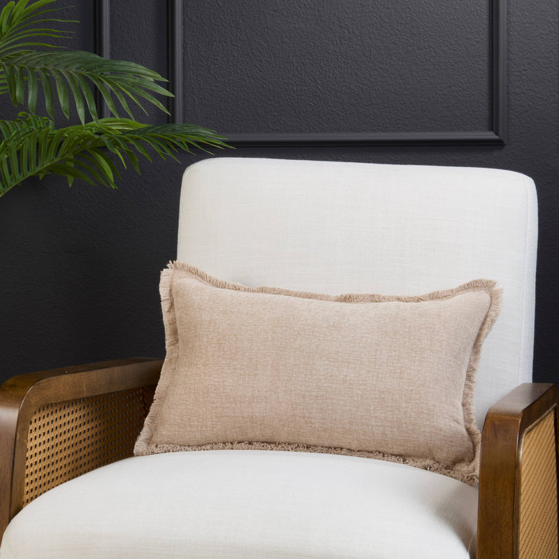Fringe Edge Throw Pillow: Blue / Cover Only / 20"x20"