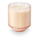 Pink Pine Etched Striped Glass