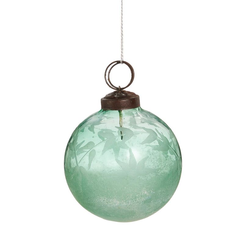 Sage Green Patterned Ornament