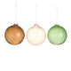 Assorted Swirl Transparent Ornament
