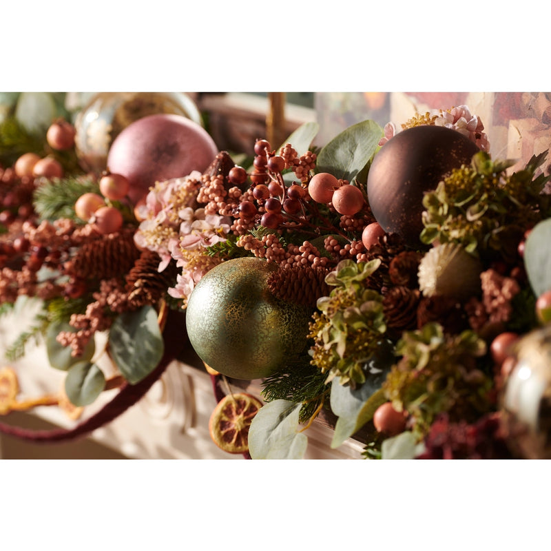 Assorted Antiqued Ball Ornament