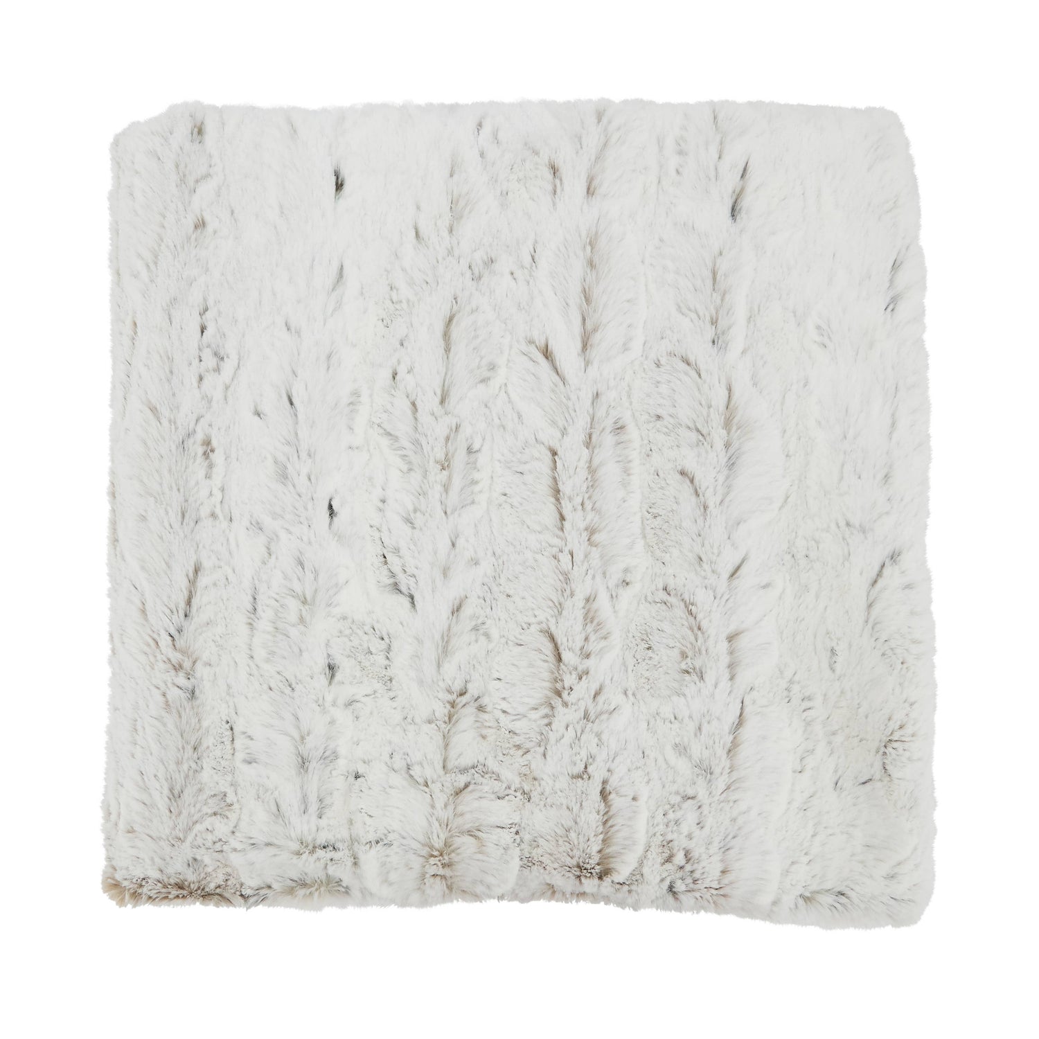 Faux Fur Throw: Natural / 50"x60"