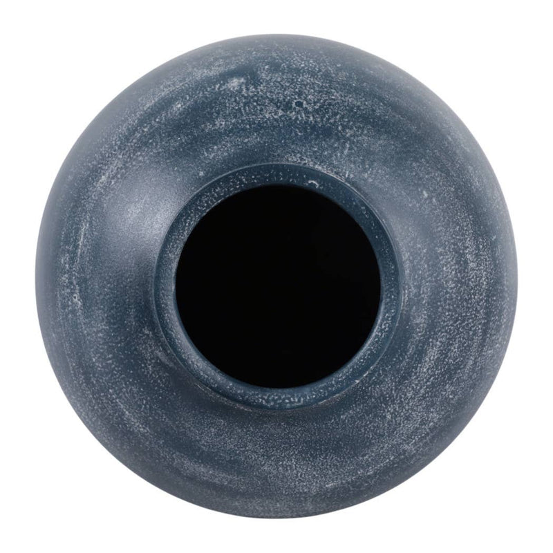 Blue Terracotta Distressed Finish