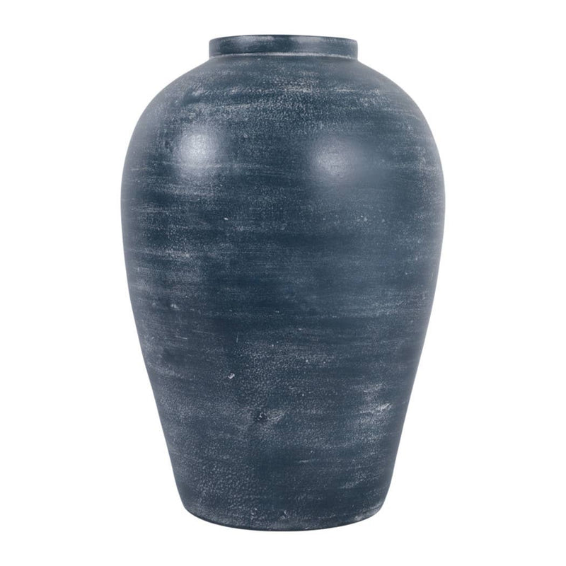 Blue Terracotta Distressed Finish
