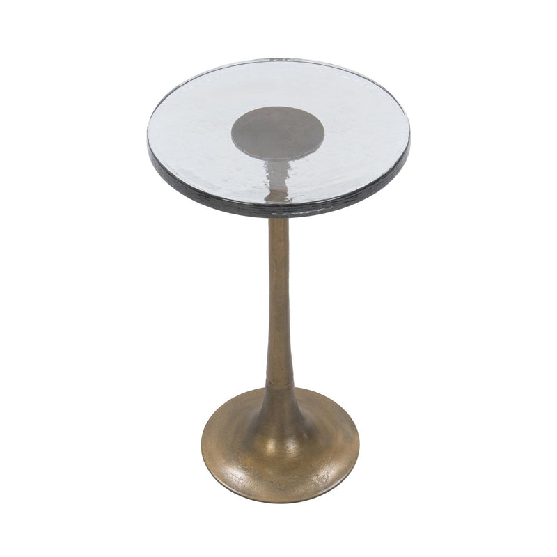 Fabiana Accent Table, Brass