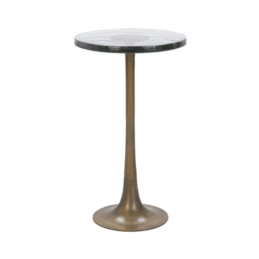 Fabiana Accent Table, Brass