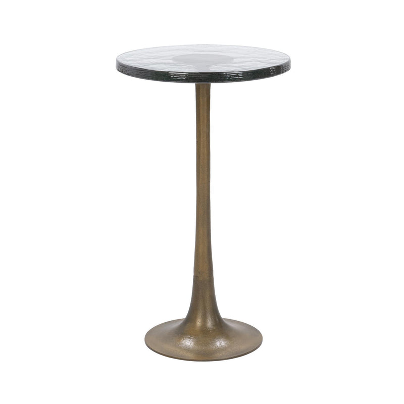 Fabiana Accent Table, Brass