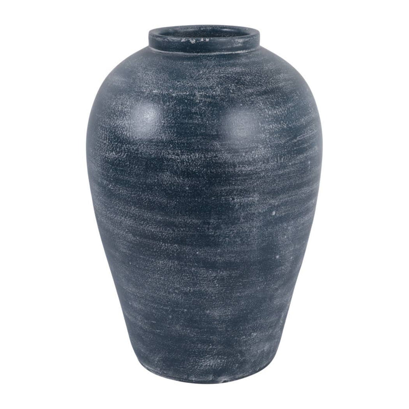Blue Terracotta Distressed Finish