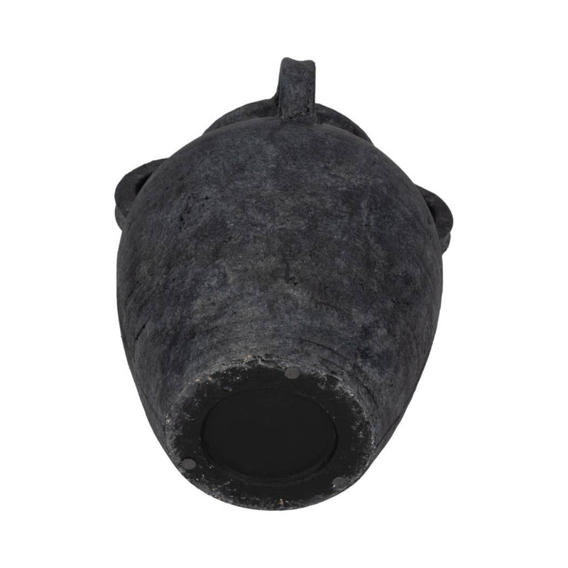 Black Pottery Amphora Multi-Handle Jug