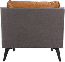 Messina Leather Arm Chair Cognac