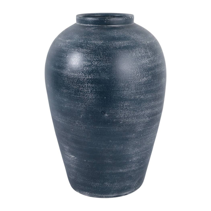 Blue Terracotta Distressed Finish