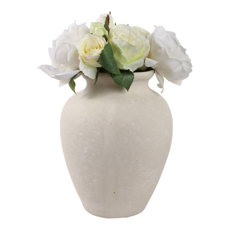 Ivory Paper Mache Traditional Jug