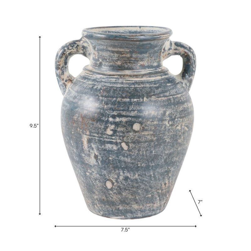 Blue/White Ceramic Amphora Handles