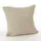 French Knot Design Pillow - Down Filled: Natural / Down Insert / 20"