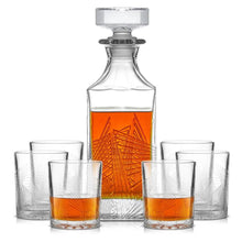 7 Piece Whiskey Decanter and Glasses Set, [product_price]- Greenhouse Home
