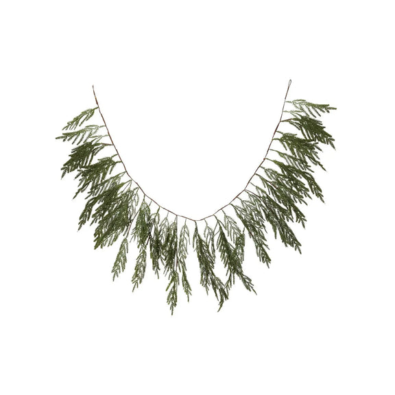 72"L x 20"H Faux Cypress Garland
