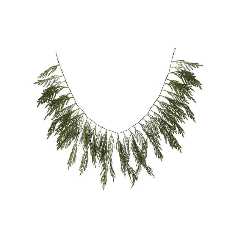 72"L x 20"H Faux Cypress Garland