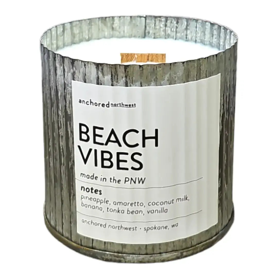 Beach Vibes Wood Wick Candle