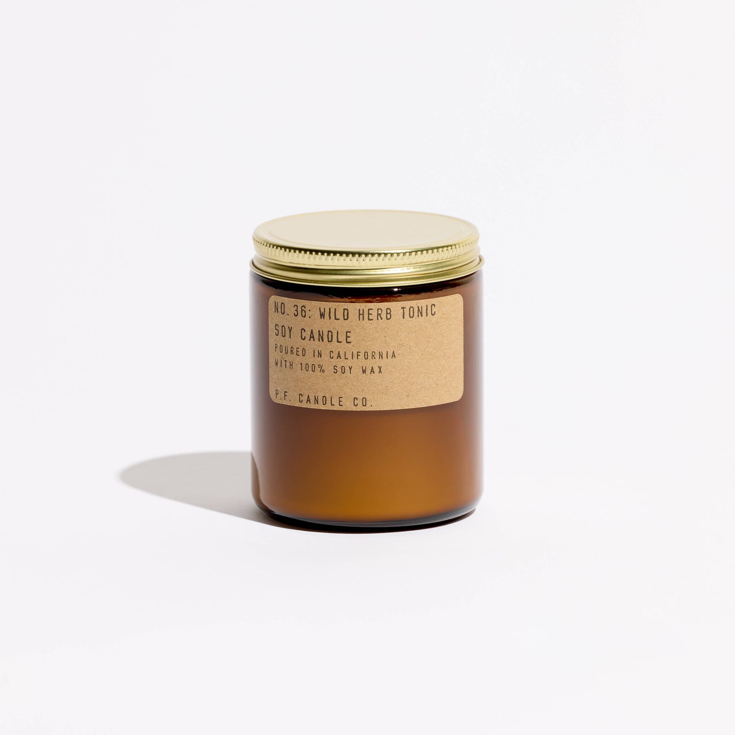 Wild Herb Tonic Glass Jar Soy Candle