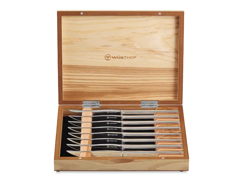 8-Piece Stainless Mignon Steak Knife Set Wusthof