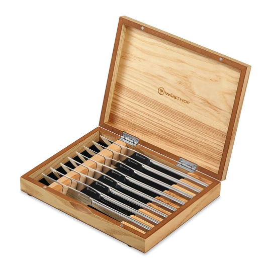 8-Piece Stainless Mignon Steak Knife Set Wusthof