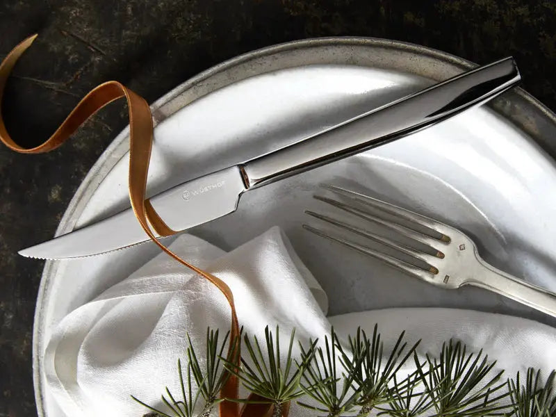 8-Piece Stainless Mignon Steak Knife Set Wusthof