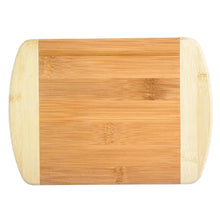8" Two-Tone Bar Board, Small Bamboo Cutting Board Totally Bamboo