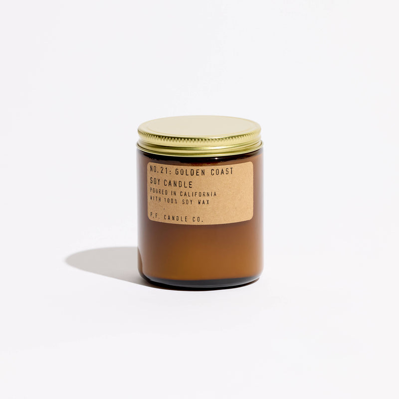 Golden Coast Glass Jar Soy Candle