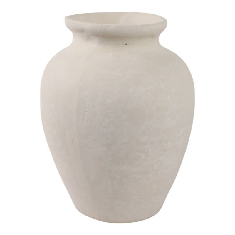 Ivory Paper Mache Traditional Jug