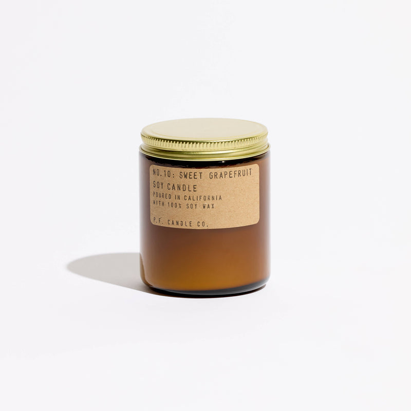 Sweet Grapefruit Glass Jar Soy Candle