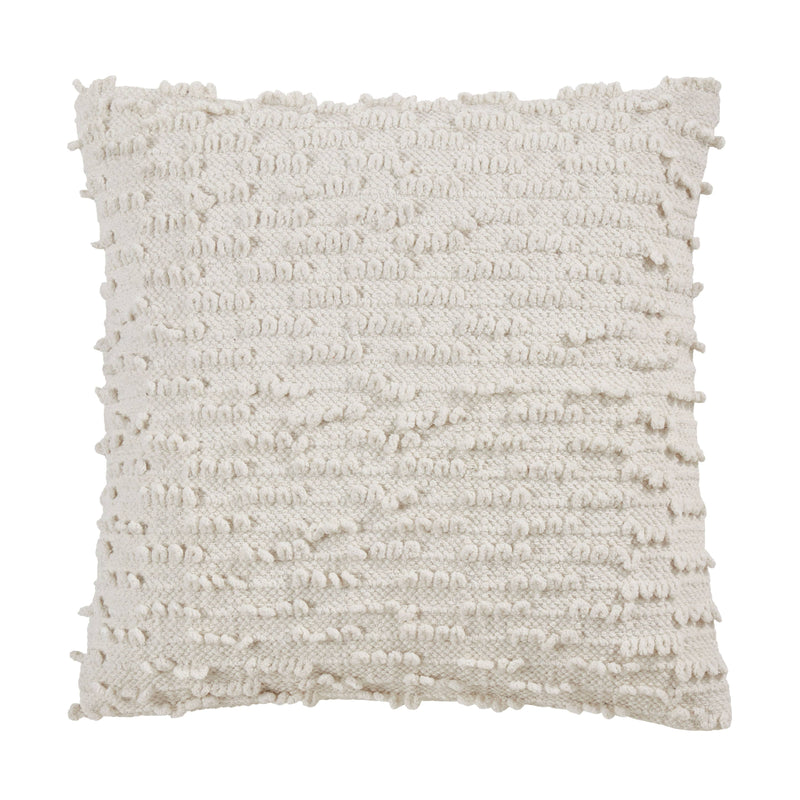 Nubby Pillow - Down Filled: Ivory / Down Insert / 12"x20"
